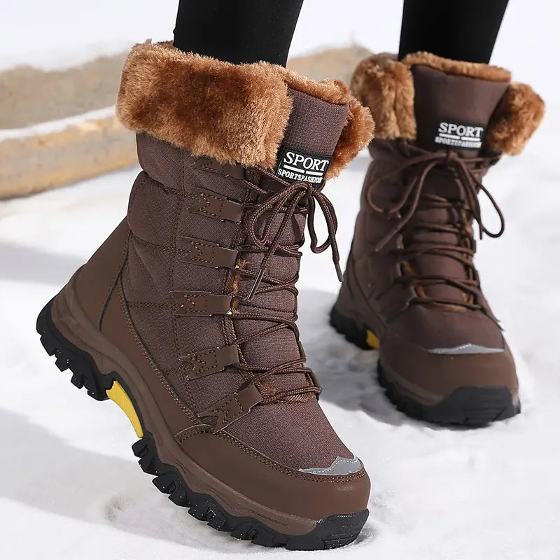 Camilla Winter Boots for Women – Warm, Waterproof with Faux Fur Lining