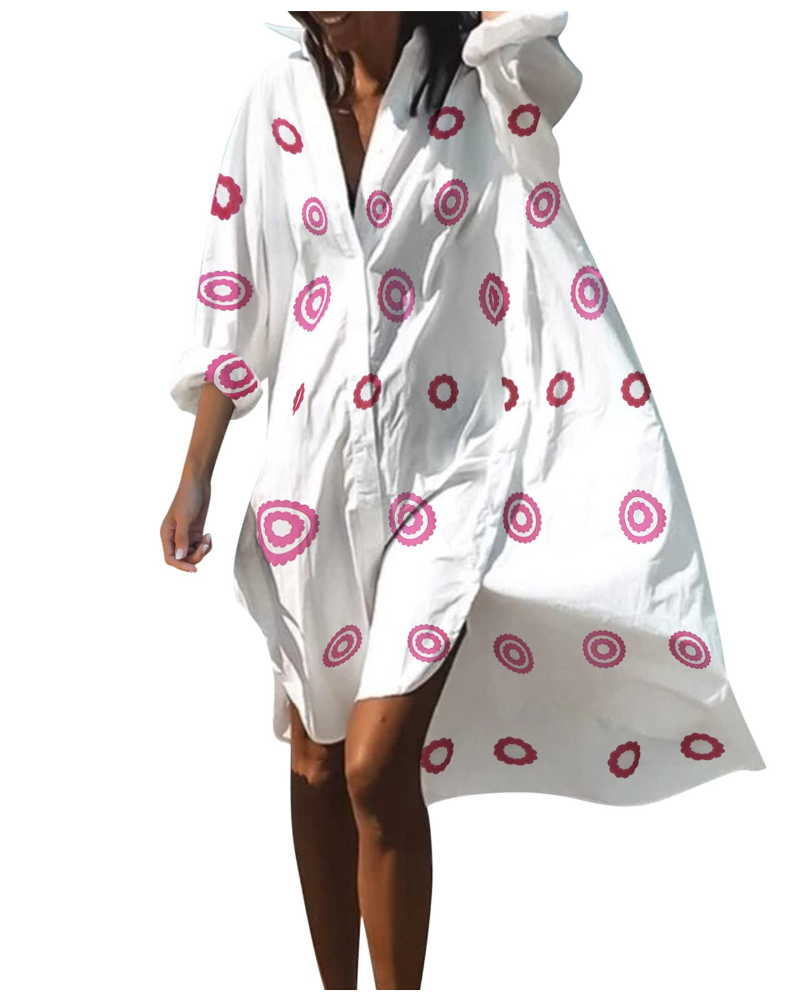 Naia Kimono Dress for Women – Long Flowy Boho Kaftan, Japanese & Moroccan Style Beach Cover-Up