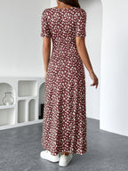 Florezia Long Dress for Women – Chic and Flowy Summer Floral Dress for Feminine Elegance