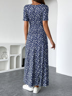 Florezia Long Dress for Women – Chic and Flowy Summer Floral Dress for Feminine Elegance