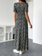 Florezia Long Dress for Women – Chic and Flowy Summer Floral Dress for Feminine Elegance