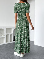 Florezia Long Dress for Women – Chic and Flowy Summer Floral Dress for Feminine Elegance