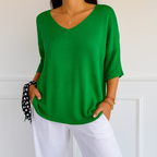 Coraline V-Neck Sweater for Women – Fine Knit, Soft & Elegant for a Refined Style