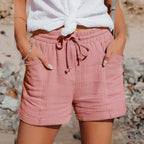 Ella Linen Shorts for Women – Airy Summer Shorts with High Waist & Comfortable Cut