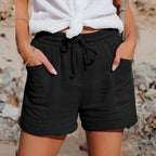 Ella Linen Shorts for Women – Airy Summer Shorts with High Waist & Comfortable Cut