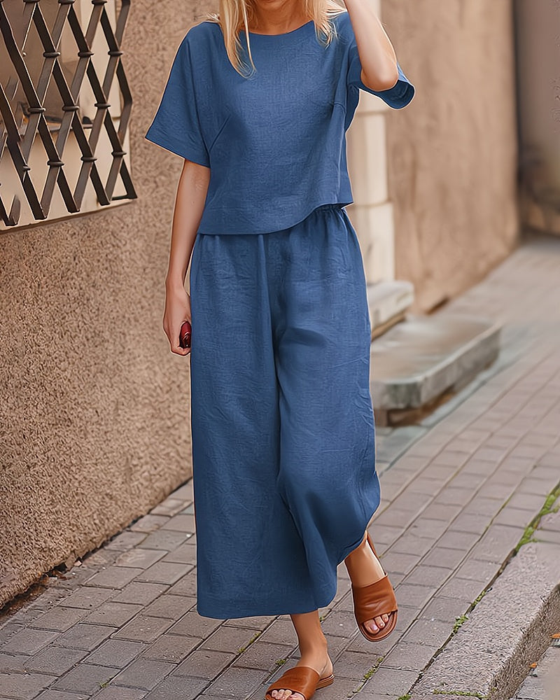 Fiore Summer Set for Women – Light and Elegant 2-Piece Set for Casual Summer