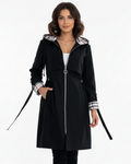 Alyssa Waterproof Windbreaker Coat for Women – Fitted Cut & All-Season Hood