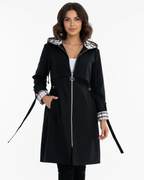 Alyssa Waterproof Windbreaker Coat for Women – Fitted Cut & All-Season Hood