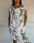 Azalea Summer Dress for Women – Light & Flattering in Cotton-Linen for Leisure & Travel