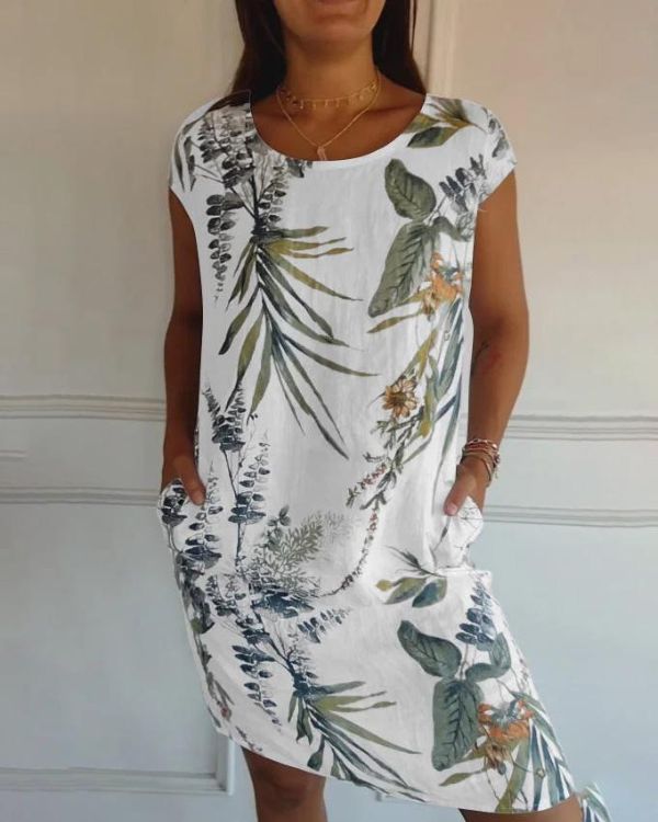Azalea Summer Dress for Women – Light & Flattering in Cotton-Linen for Leisure & Travel