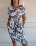Azalea Summer Dress for Women – Light & Flattering in Cotton-Linen for Leisure & Travel