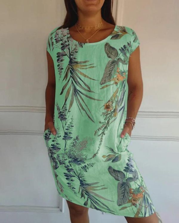 Azalea Summer Dress for Women – Light & Flattering in Cotton-Linen for Leisure & Travel