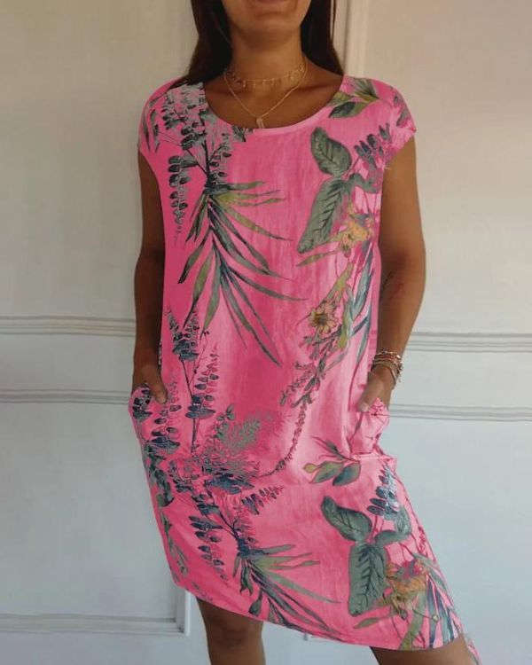 Azalea Summer Dress for Women – Light & Flattering in Cotton-Linen for Leisure & Travel