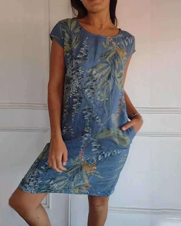 Azalea Summer Dress for Women – Light & Flattering in Cotton-Linen for Leisure & Travel