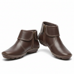 Leila Boots for Women – Waterproof Soft Leather Ankle Boots with Non-Slip Sole