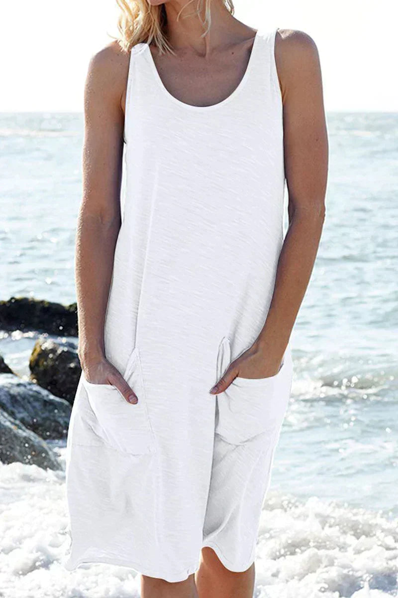 Kyrene Elegant Beach Dress – Light and Airy Dress for Chic and Casual Summer