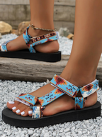 Sierra Flat Sandals for Women – Lightweight Summer Sandals with Non-Slip Sole