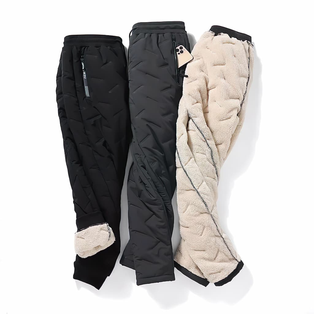 Leila Thermal Pants for Women – Waterproof Winter Joggers in Soft Fleece with Pockets