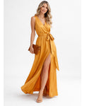 Lunesia Evening Dress for Women – Long Chic Sleeveless & Flowy Dress for Elegant Events