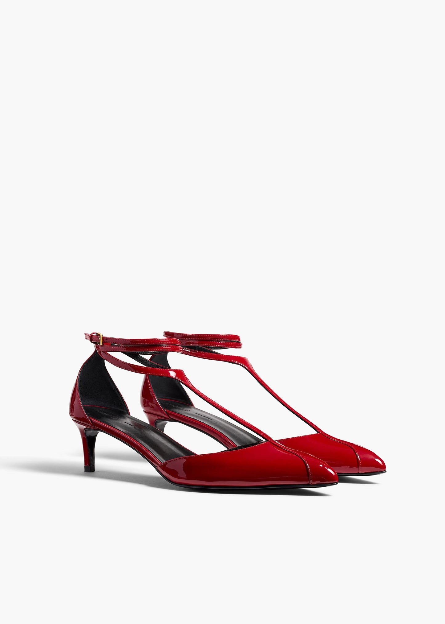 Mia Pump in Fire Red Patent Leather