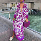 Amelia Boho Dress for Women – Summer Dress in Blended Cotton with Flattering Cut & Chic Style