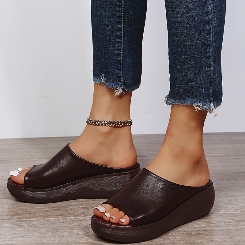 Eliana Sandals for Women – Comfortable Wedges with Open Toe & Breathable Summer Design