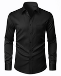 David Shirt for Men – Stain-Resistant Stretch Shirt, Wrinkle-Free & Long Sleeves