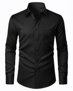 David Shirt for Men – Stain-Resistant Stretch Shirt, Wrinkle-Free & Long Sleeves
