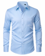 David Shirt for Men – Stain-Resistant Stretch Shirt, Wrinkle-Free & Long Sleeves
