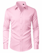 David Shirt for Men – Stain-Resistant Stretch Shirt, Wrinkle-Free & Long Sleeves