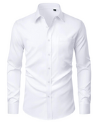 David Shirt for Men – Stain-Resistant Stretch Shirt, Wrinkle-Free & Long Sleeves