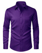 David Shirt for Men – Stain-Resistant Stretch Shirt, Wrinkle-Free & Long Sleeves