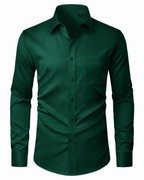 David Shirt for Men – Stain-Resistant Stretch Shirt, Wrinkle-Free & Long Sleeves
