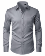 David Shirt for Men – Stain-Resistant Stretch Shirt, Wrinkle-Free & Long Sleeves