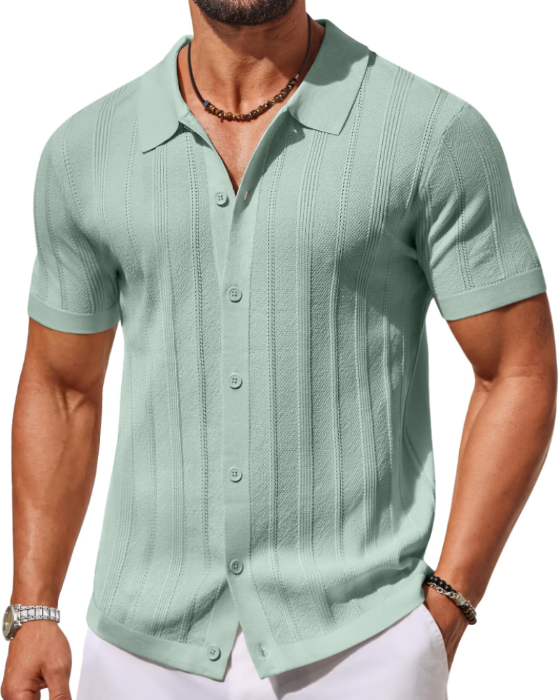 Alex Polo for Men – Short-Sleeve Knit Shirt, Casual & Breathable Summer Style