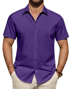 Julius Shirt for Men – Stain-Resistant Stretch Short-Sleeve Shirt, Business Style