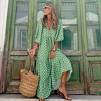 Madeline Long Dress for Women – Elegant Maxi Dress in Luxurious Breathable Fabric for Summer Days