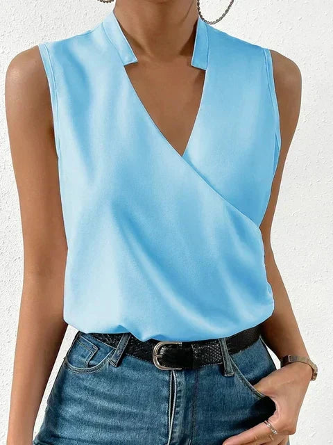 Aurore Tank Top for Women – Soft V-Neck, Light and Comfortable Cut