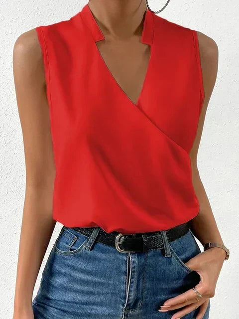 Aurore Tank Top for Women – Soft V-Neck, Light and Comfortable Cut