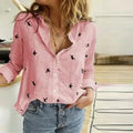 Bianna Oversized Blouse for Women – Loose Casual Cut with V-Neck for Work or Everyday Wear