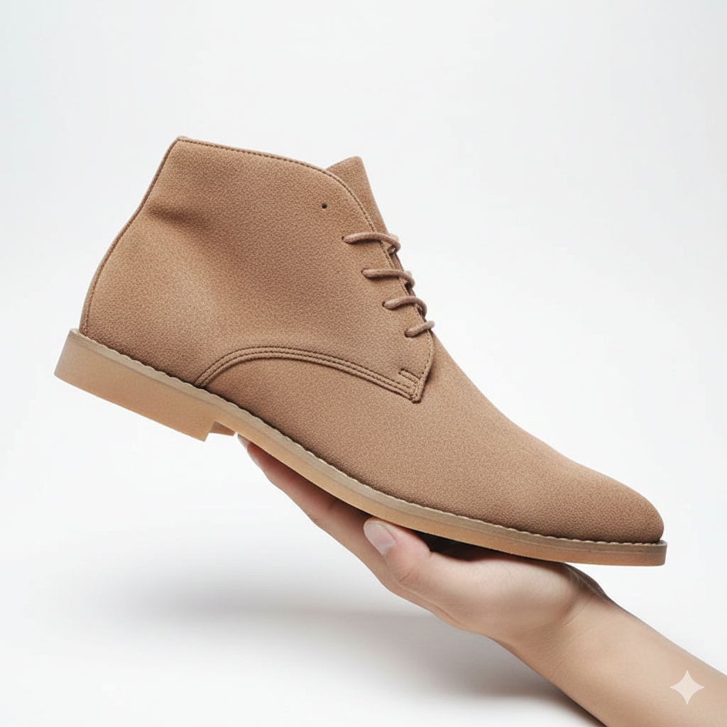 Noah Desert Boots for Men – Comfortable Suede Shoes with Non-Slip Sole
