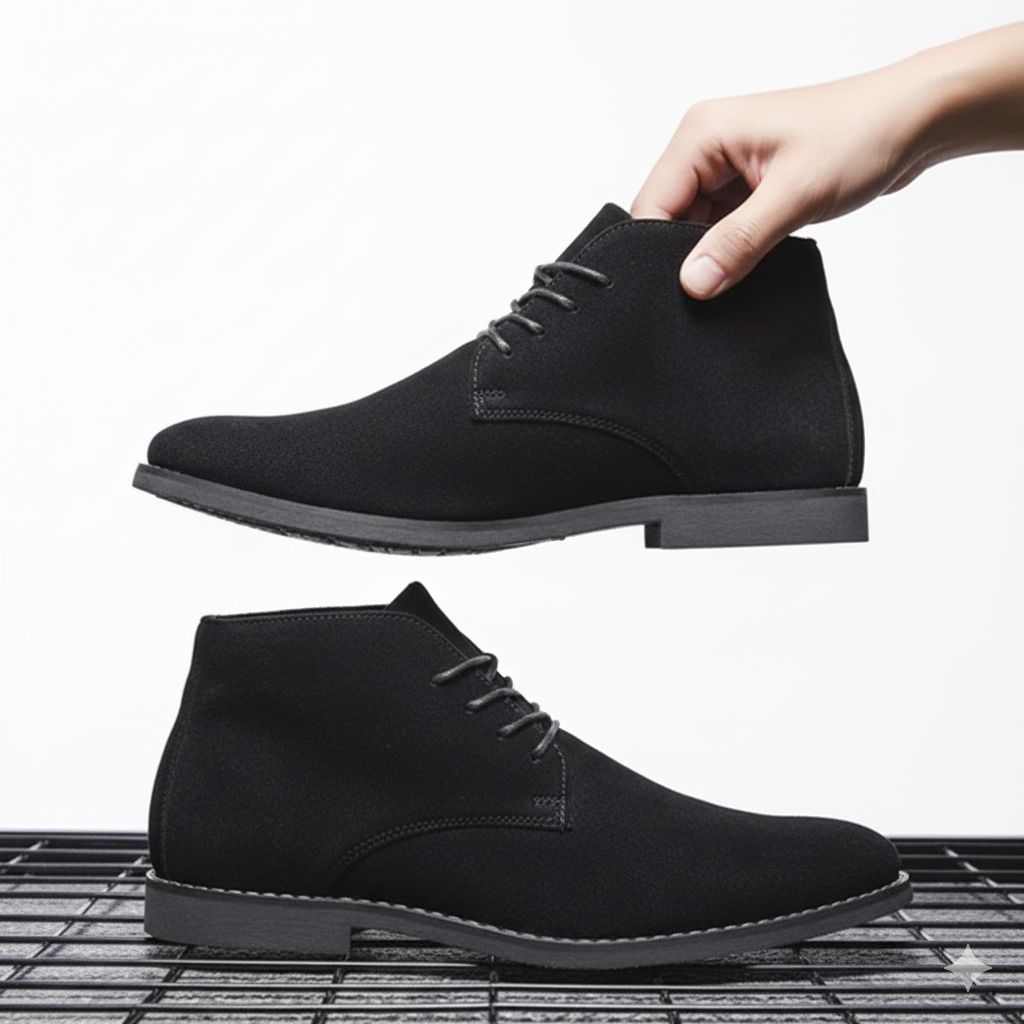 Noah Desert Boots for Men – Comfortable Suede Shoes with Non-Slip Sole