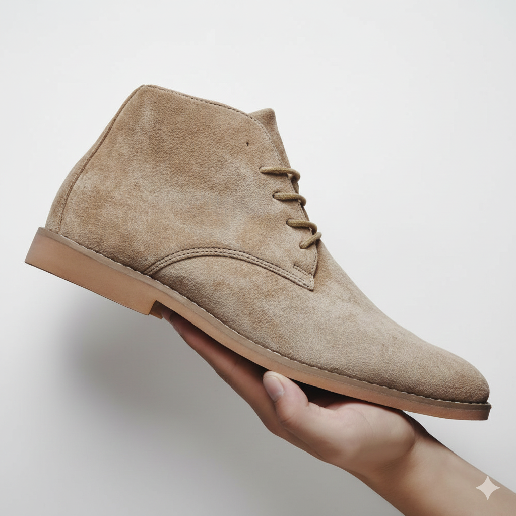Noah Desert Boots for Men – Comfortable Suede Shoes with Non-Slip Sole