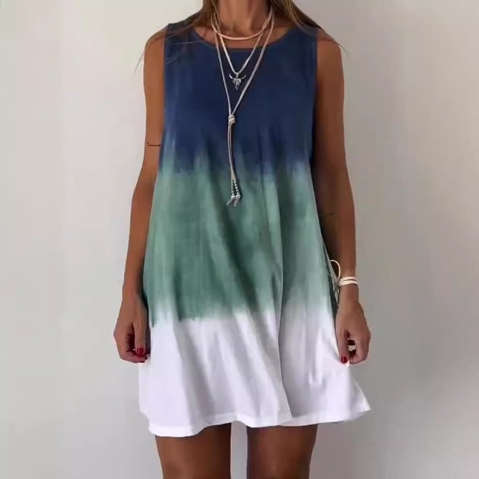 Odette Summer Dress for Women – Casual Sleeveless Dress with Light Cut for Relaxing Summer Days