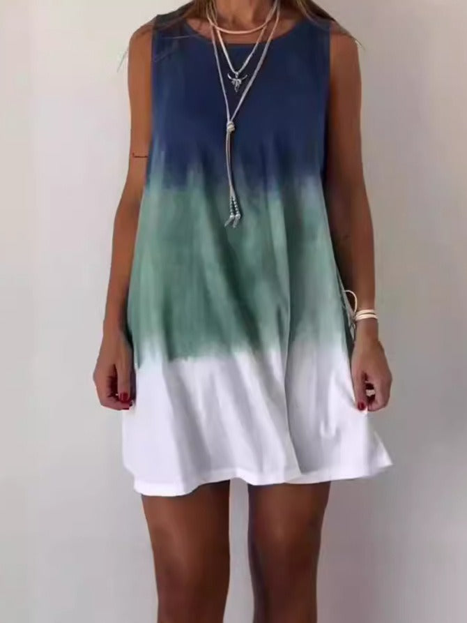 Odette Summer Dress for Women – Casual Sleeveless Dress with Light Cut for Relaxing Summer Days