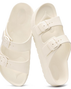 Olyra Sandals for Women – EVA Comfort Slides with Double Adjustable Buckle & Arch Support