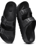 Olyra Sandals for Women – EVA Comfort Slides with Double Adjustable Buckle & Arch Support