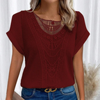 Helene Top for Women – Elegant Lace Design with Flattering Cut & Comfortable Fabric