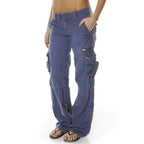 Ainsley Black Cargo Pants – Cotton, Casual & Functional Style for Women