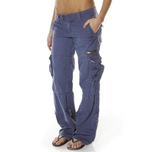 Ainsley Black Cargo Pants – Cotton, Casual & Functional Style for Women